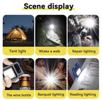 Mini COB LED-ficklampa nyckelring