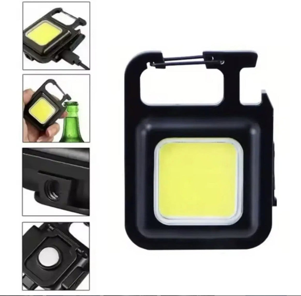 Mini COB LED-ficklampa nyckelring
