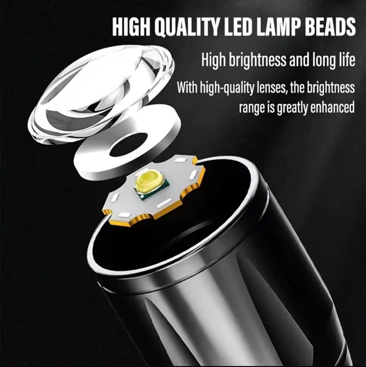 Mini LED-ficklampa COB + XPE