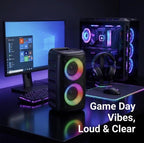 Trådlös Bluetooth-högtalare 10W med RGB-ljus