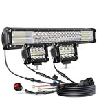 LED-ramp 20 tum med 2 st 4 tums LED-ljus