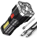 Kraftfull LED-ficklampa 1000 lm