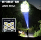 Kraftfull LED-ficklampa 1000 lm