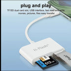 Hi-Flash 3-i-1 USB-C kortläsare
