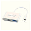 Hi-Flash 3-i-1 USB-C kortläsare
