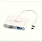 Hi-Flash 3-i-1 USB-C kortläsare