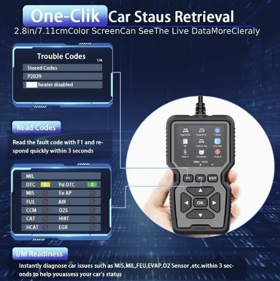 OBD2 V519 diagnosverktyg