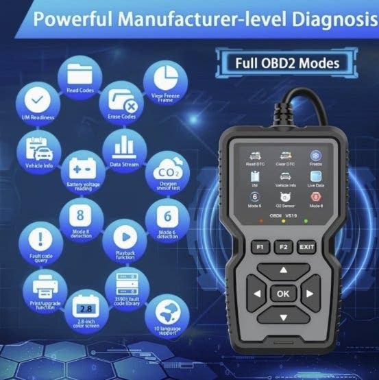 OBD2 V519 diagnosverktyg