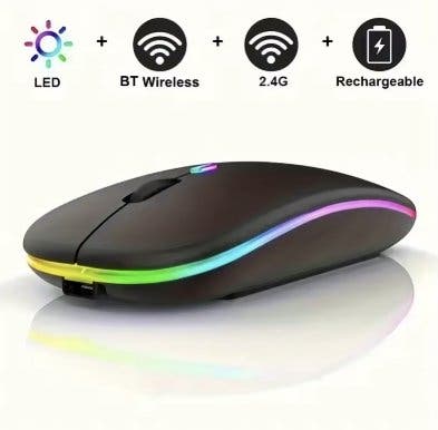 Trådlös RGB LED-mus