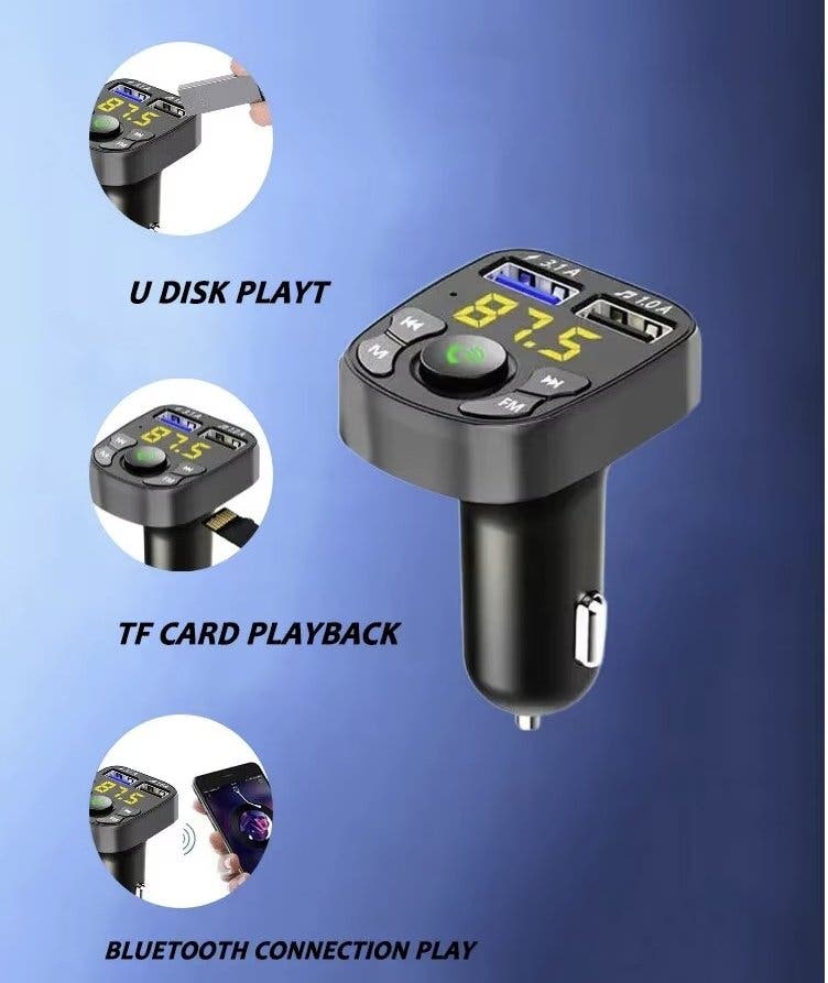 Bluetooth FM-sändare MP3