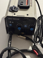AZZUNO MIG-160XD gasfri MIG-svets 220 V – digital display, för flusskärnetråd