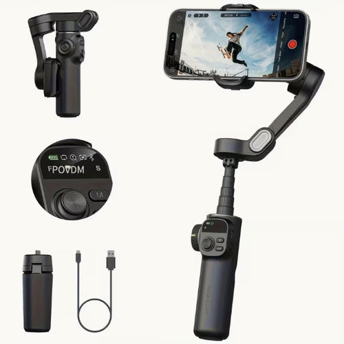 AOCHUAN Smart X2 mobilgimbal – 3-axlig stabilisering och OLED-display