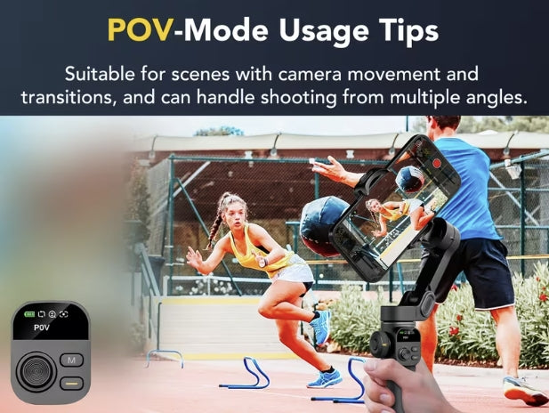 AOCHUAN Smart X2 mobilgimbal – 3-axlig stabilisering och OLED-display