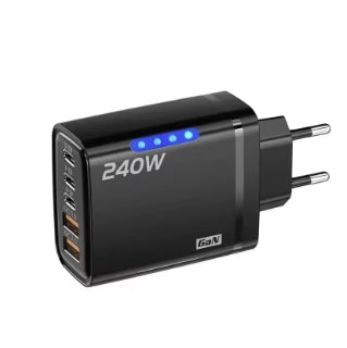 Snabbladdare 240W USB-C PD med 5 portar