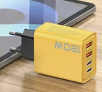 120W USB-C PD snabbladdare med 4 portar