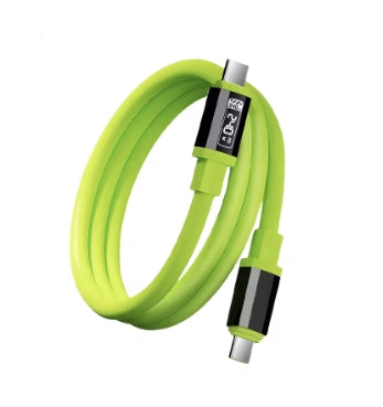 USB-C-kabel med display 240W