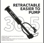 Mini cykelpump 80 PSI – portabel handpump för cykel och boll
