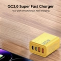 120W USB-C PD snabbladdare med 4 portar