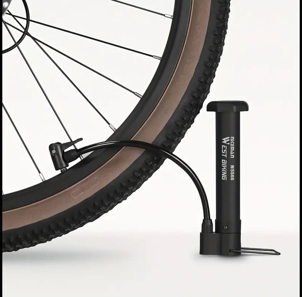 Mini cykelpump 80 PSI – portabel handpump för cykel och boll
