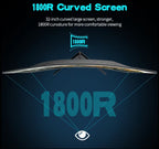 1800R böjd skärm
